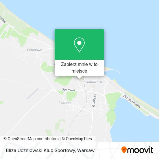 Mapa Bliza Uczniowski Klub Sportowy