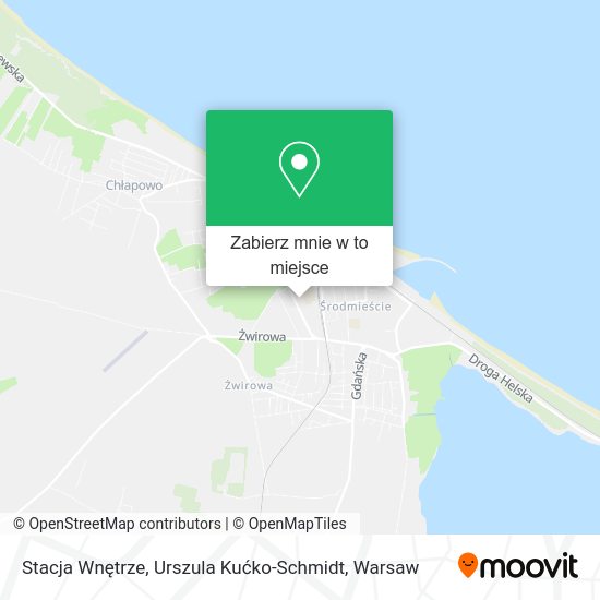 Mapa Stacja Wnętrze, Urszula Kućko-Schmidt