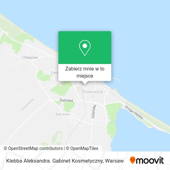 Mapa Klebba Aleksandra. Gabinet Kosmetyczny