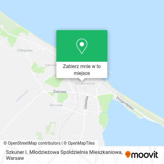 Mapa Szkuner I. Młodzieżowa Spółdzielnia Mieszkaniowa