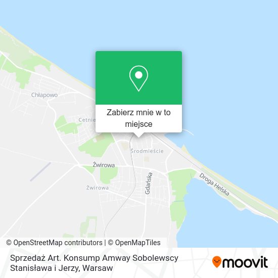 Mapa Sprzedaż Art. Konsump Amway Sobolewscy Stanisława i Jerzy