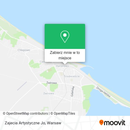 Mapa Zajecia Artystyczne Jo