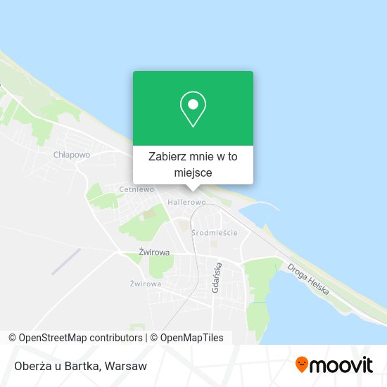 Mapa Oberża u Bartka