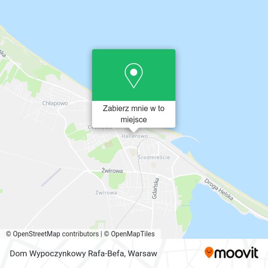 Mapa Dom Wypoczynkowy Rafa-Befa