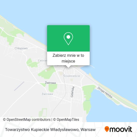 Mapa Towarzystwo Kupieckie Władysławowo