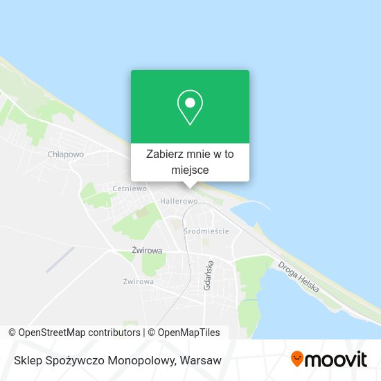 Mapa Sklep Spożywczo Monopolowy