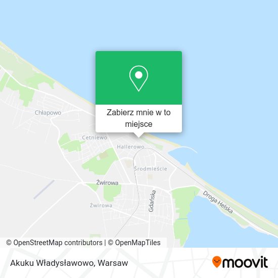 Mapa Akuku Władysławowo