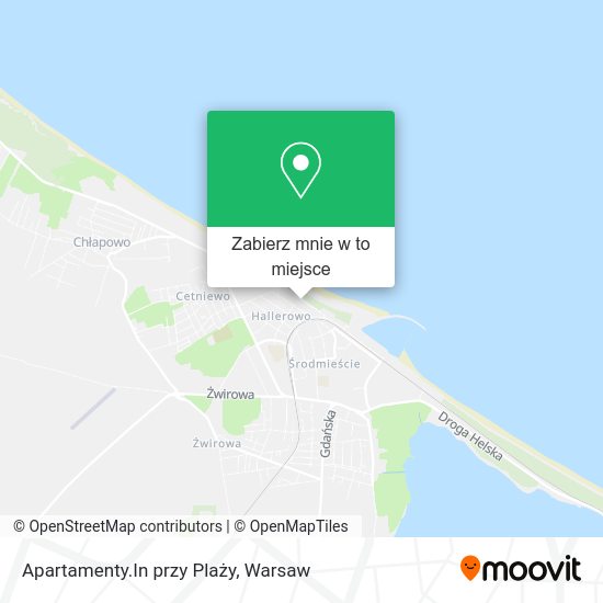 Mapa Apartamenty.In przy Plaży