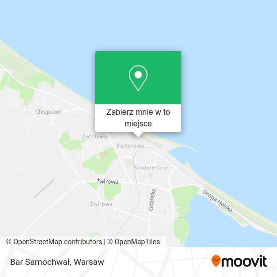 Mapa Bar Samochwał