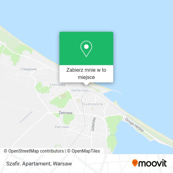 Mapa Szafir. Apartament