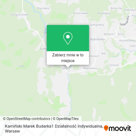 Mapa Kamiński Marek Budarka1 Działalność Indywidualna