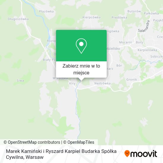 Mapa Marek Kamiński i Ryszard Karpiel Budarka Spółka Cywilna