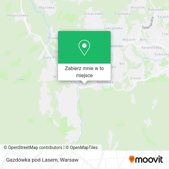 Mapa Gazdówka pod Lasem