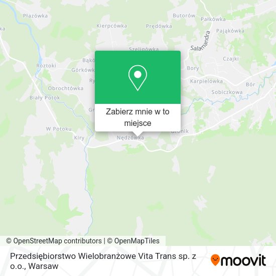 Mapa Przedsiębiorstwo Wielobranżowe Vita Trans sp. z o.o.