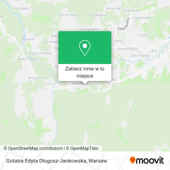 Mapa Gotatra Edyta Długosz-Jankowska