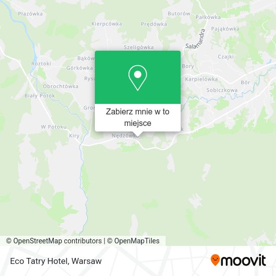 Mapa Eco Tatry Hotel