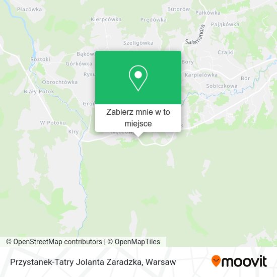 Mapa Przystanek-Tatry Jolanta Zaradzka