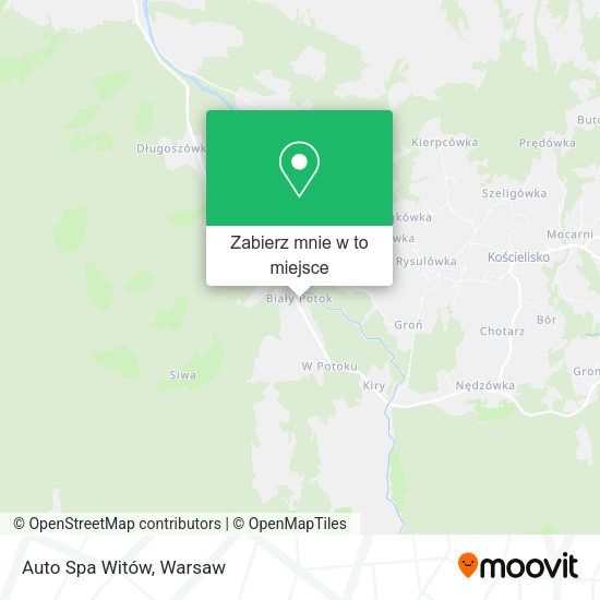 Mapa Auto Spa Witów