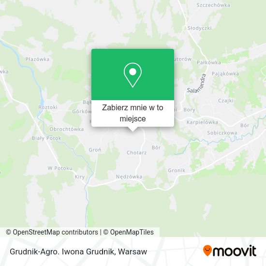 Mapa Grudnik-Agro. Iwona Grudnik