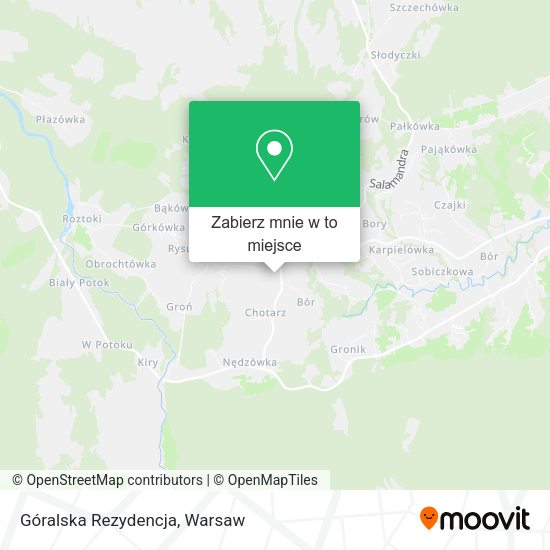 Mapa Góralska Rezydencja