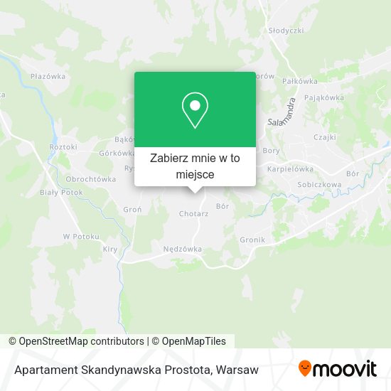 Mapa Apartament Skandynawska Prostota