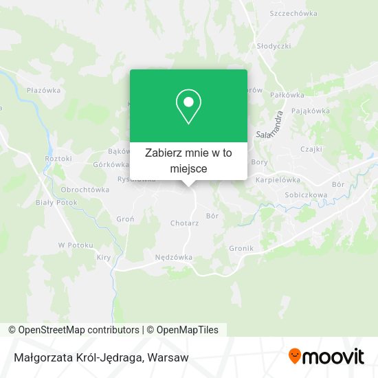 Mapa Małgorzata Król-Jędraga