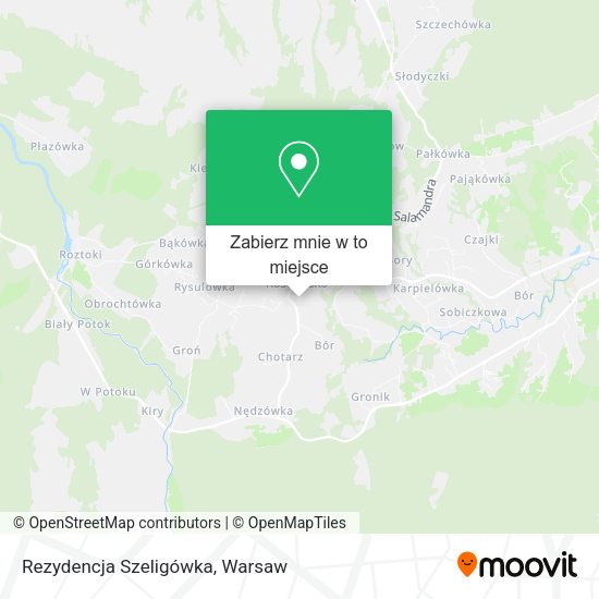 Mapa Rezydencja Szeligówka