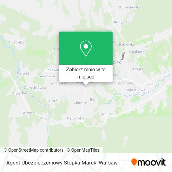 Mapa Agent Ubezpieczeniowy Stopka Marek