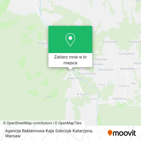 Mapa Agencja Reklamowa Kaja Sobczyk Katarzyna