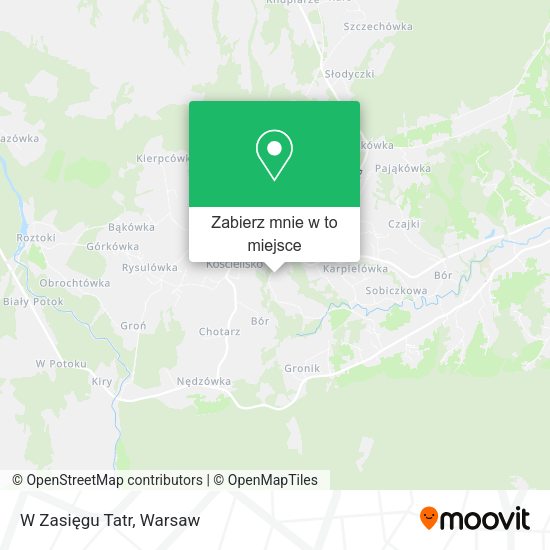 Mapa W Zasięgu Tatr