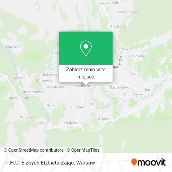 Mapa F.H.U. Elzbych Elżbieta Zając