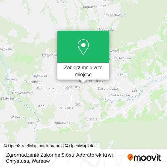 Mapa Zgromadzenie Zakonne Sióstr Adoratorek Krwi Chrystusa