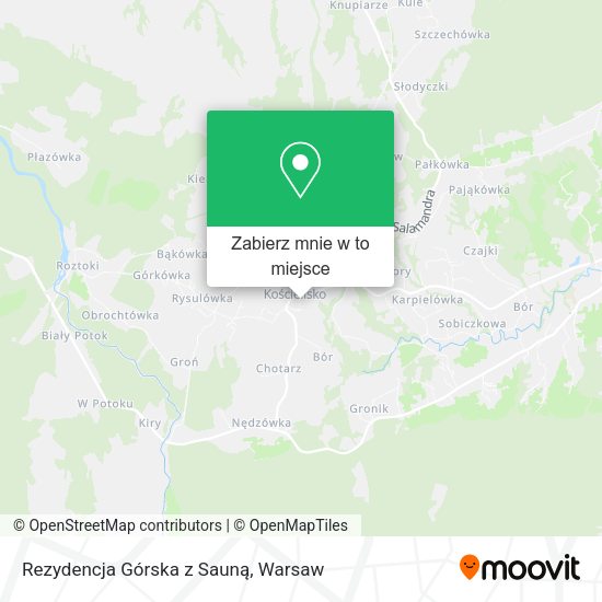 Mapa Rezydencja Górska z Sauną