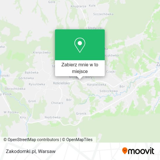 Mapa Zakodomki.pl