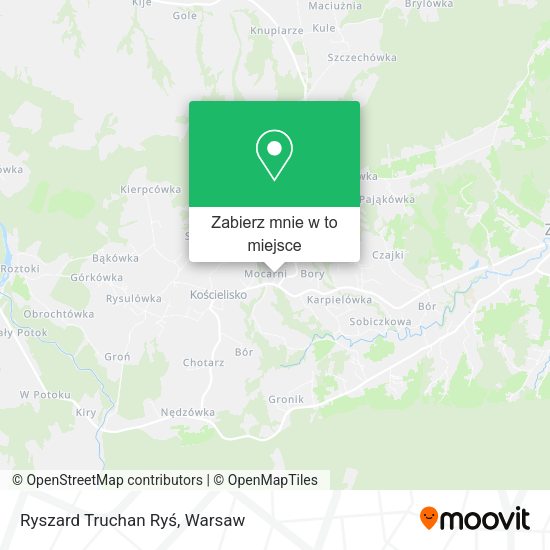 Mapa Ryszard Truchan Ryś