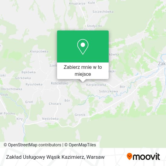 Mapa Zakład Usługowy Wąsik Kazimierz