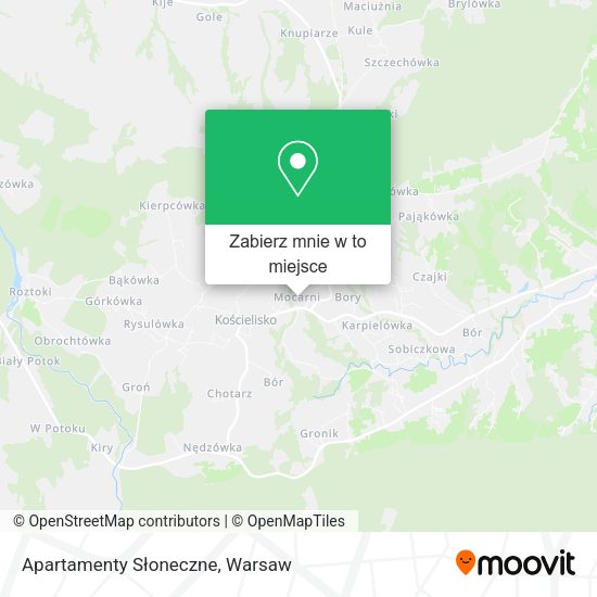 Mapa Apartamenty Słoneczne