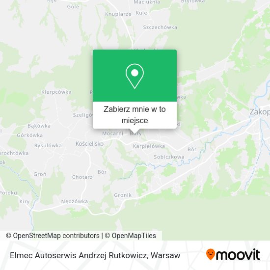 Mapa Elmec Autoserwis Andrzej Rutkowicz