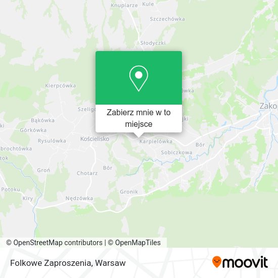 Mapa Folkowe Zaproszenia