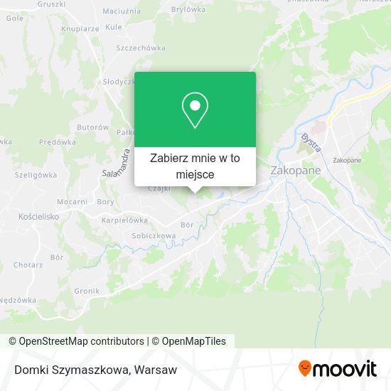 Mapa Domki Szymaszkowa