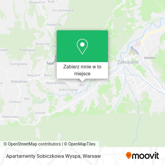 Mapa Apartamenty Sobiczkowa Wyspa