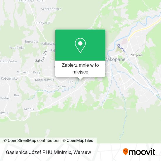 Mapa Gąsienica Józef PHU Minimix