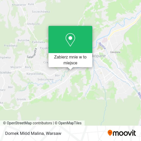 Mapa Domek Miód Malina