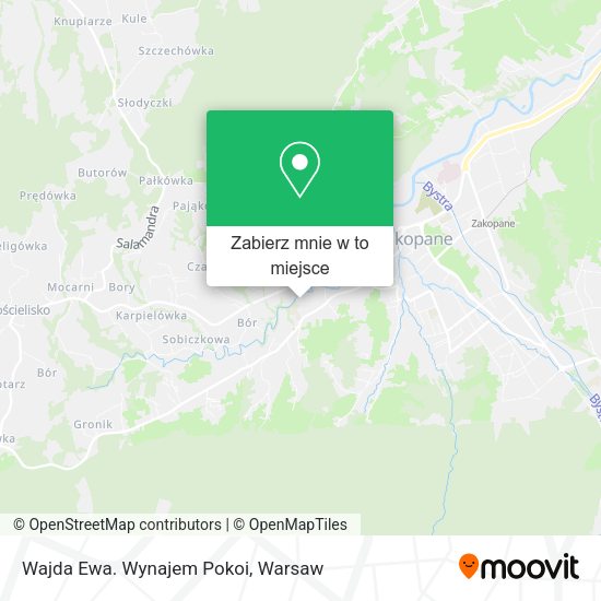 Mapa Wajda Ewa. Wynajem Pokoi