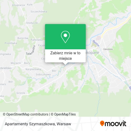 Mapa Apartamenty Szymaszkowa