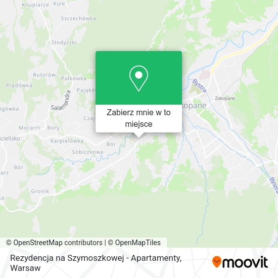 Mapa Rezydencja na Szymoszkowej - Apartamenty