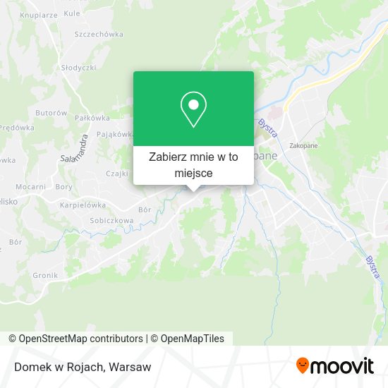 Mapa Domek w Rojach