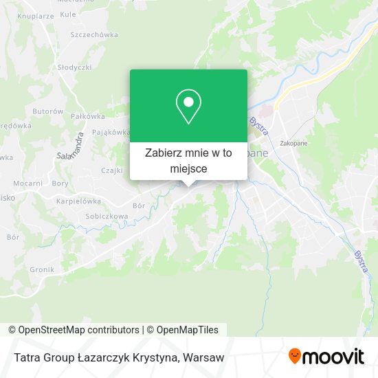 Mapa Tatra Group Łazarczyk Krystyna