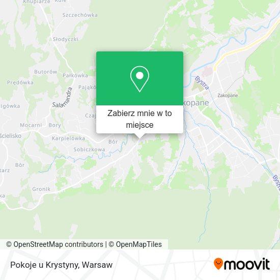 Mapa Pokoje u Krystyny