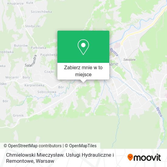 Mapa Chmielowski Mieczysław. Usługi Hydrauliczne i Remontowe